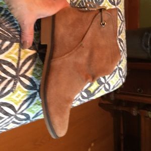 Brand new suede booties